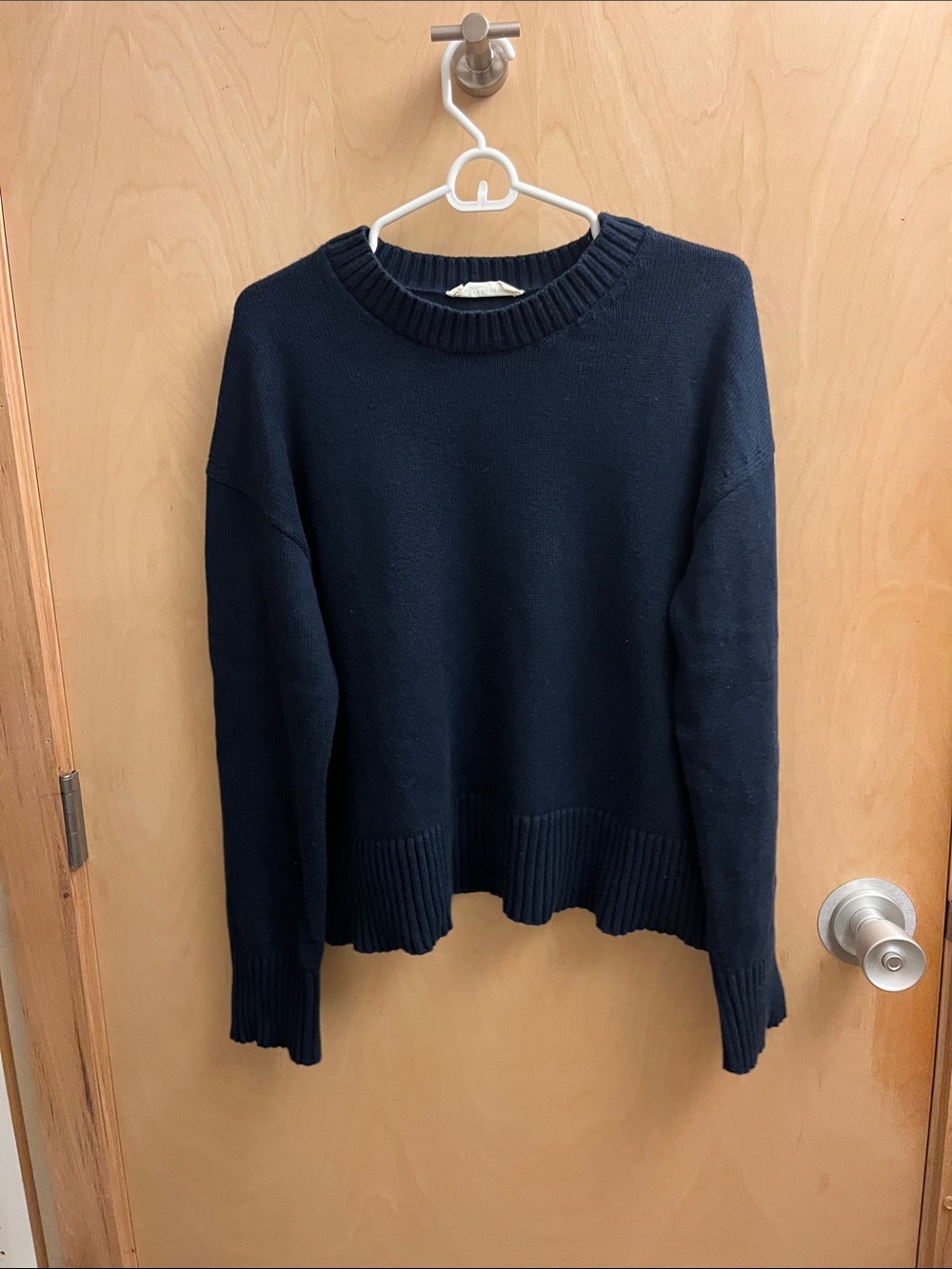 Everlane Boxy Cotton Crew Sweater